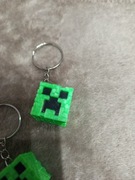 Brelok Minecraft głowa creepera 