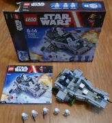 Lego Star Wars 75100 First order Snowspeeder + Pudełko + instrukcja 