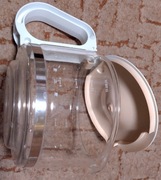 Szklany dzbanek ognioodporny żaroodporny, ekspres przelewowy pasuje Philips