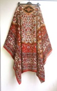 vintage unikat retro PRL Pewex kilim obrus zasłona boho etno orient 