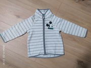 Bluza rozpinana, polar, Myszka Miki, H&M, rozmiar 86