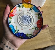 Ceramiczna tarka do czosnku kolorowa 