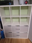 Regał kallax z szufladami i półkami 