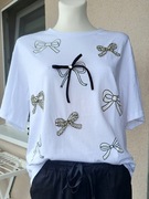 T-shirt bawełna 100% biały rozmiar uniwersalny