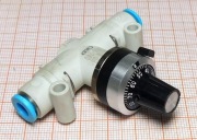 Zawór iglicowy z pokrętłem DVL N 08 H66 240 CKD [0CM]8