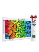 Artdot Zestaw 5D Do Diamentowaego Malowania Haftu Diy Motyle 40X55CM