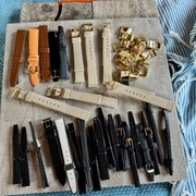 Komplet pasków do zegarków – męskie i damskie – vintage, NOS komplet 5