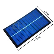 Panel słoneczny 6V-1W 110x60mm