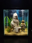 Duży kamień do akwarium – naturalny kalcyt – unikat