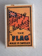 Zapałki kolekcjonerskie Flaga. Szwecja. 