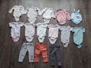 Zestaw ubranek rozmiar 80 dla dziewczynki