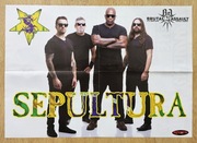 Sepultura - Duży plakat/poster XL z 2018 r. - Format A2 (55 x 40 cm) NOWY!