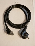 Kabel Zasilający PC/Monitor C13 Kątowy-Kątowy - 1.8 m
