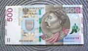 Polska 500 zł 2016r - Seria - AB