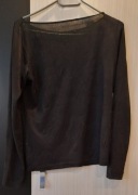 Czarna bluzka koszulka tshirt kobiecy damski