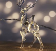 DecoKing, Dekoracyjne lampki LED, Renifery, 10 sztuk