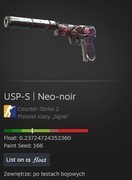 USP-S | Neo-noir (po testach bojowych) SKIN CS CS2 CS:GO Field Tested FT