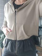 Bluza khaki eko skóra Mery's fashion S 