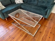 Stolik kawowy szklany Criss Cross