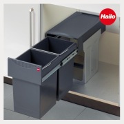 Kosz na śmieci Hailo  AS Tandem 2x15 L