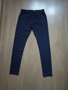 Legginsy z meszkiem granatowe