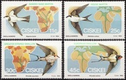 PTAKI WEDROWNE JERZYKI Ciskei 1984 kompletne 