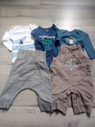 Zestaw ubranek dla chłopca 25szt 3-6m stan idealny