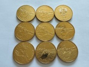 ŻEGOTA RATUJĄCY ŻYDÓW 9 sztuk Monety MENNICZE 2009