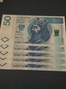 50 zł 2017r. Z paczki bankowej nr. ser.BX