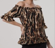 NOWA bluzeczka brązowa, L