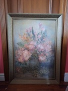 Obraz olejny w ramie duży 