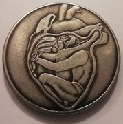 serce kochająca się para One Dollar dolar