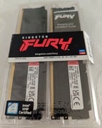 Pamięć RAM DDR5 Kingston FURY 32GB (2x16GB) 5200MT/s CL40 - Jak nowa GW