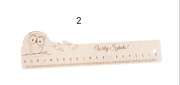 Linijka drewniana,imię,wzory, pasowanie,zakończenie roku szkolnego 