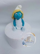 Figurka smurfetta ręcznie wykonana z masy cukrowej  Seracino 
