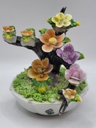 Porcelanowa ozdoba drzewko bonsai