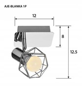 Reflektor Activejet AJE-BLANKA 1P
