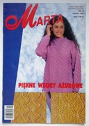 Marta - miesięcznik nr 2/1998 piękne wzory ażurowe