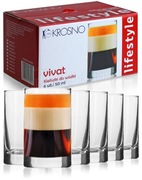 KROSNO KIELISZKI DO WÓDKI 6 szt. 50 ml do nalewki likieru PRODUKT POLSKI