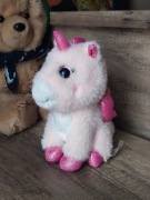 Różowa pluszowa zabawka jednorożec maskotka unicorn ale-hop spain