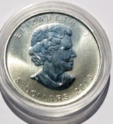 1 oz, 1 uncja srebrna moneta Kanadyjski Liść Klonowy 2013 rok