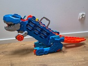 Hot Wheels T-Rex Mega Transporter Dinozaur 2w1 ORYGINAŁ jak nowy HNG50