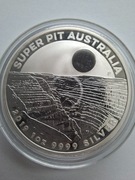 Srebrna moneta Super Pit 1 oz Silver BU 2019 - Mennica Perth Mint