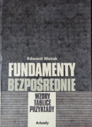 Fundamenty Bezpośrednie, Wzory Tablice Przykłądy - Edward Motak