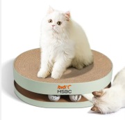 Drapak dla kota z tektury falistej legowisko gra z piłkami zabawka dla kota