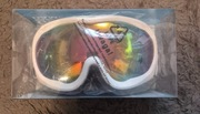 Damskie gogle narciarskie białe UV400 | nowe | antyfog