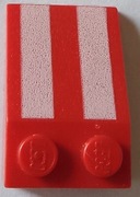 LEGO 3298 Czerwony stok 33 3 x 2 z paskami 4162 