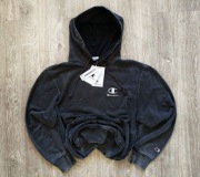 Bluza Champion Standard Fit S Grafitowa Acid Wash Hoodie Vintage Unisex