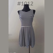 Sukienka rozkloszowana w marynarskim stylu S/36