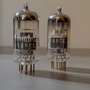 Ścisła para lamp elektronowych E88CC Philips SQ | #1